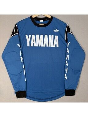 Reign VMX Yamaha Racing Jersey Mens Size S/M Blue Black Elbow Padding